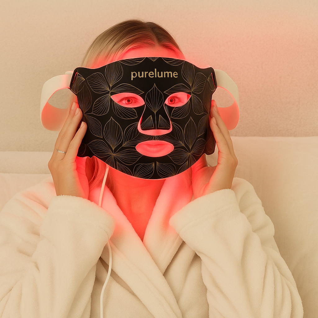 Purelume® LED-mask – 7-färgs ljusterapi för ansikte